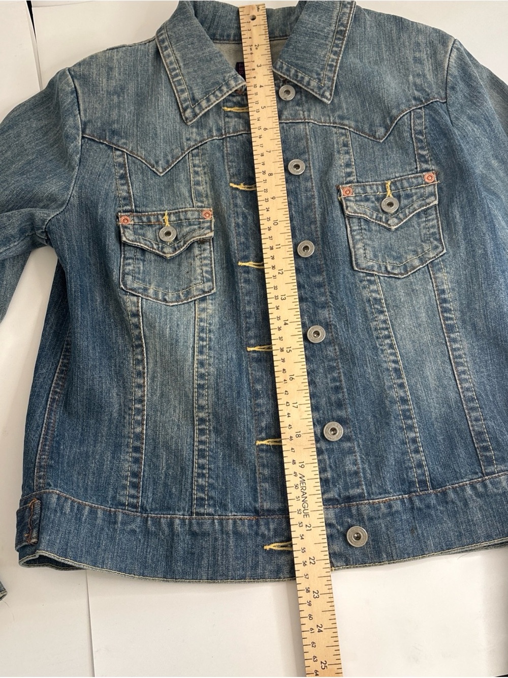 Smart Set Light Blue Denim Jacket - Women's Jean Jacket - Picture 9 of 12